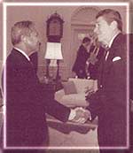 General Prem with President Ronald Regan